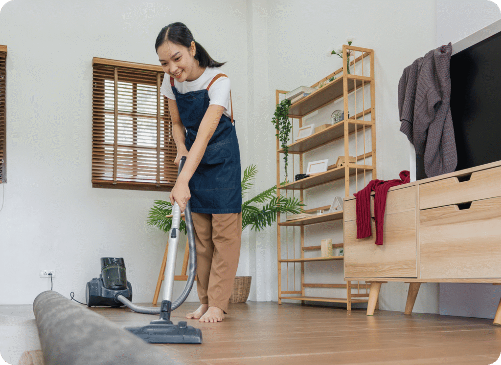 Residential cleaning professional providing home cleaning services in Darwin